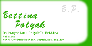 bettina polyak business card